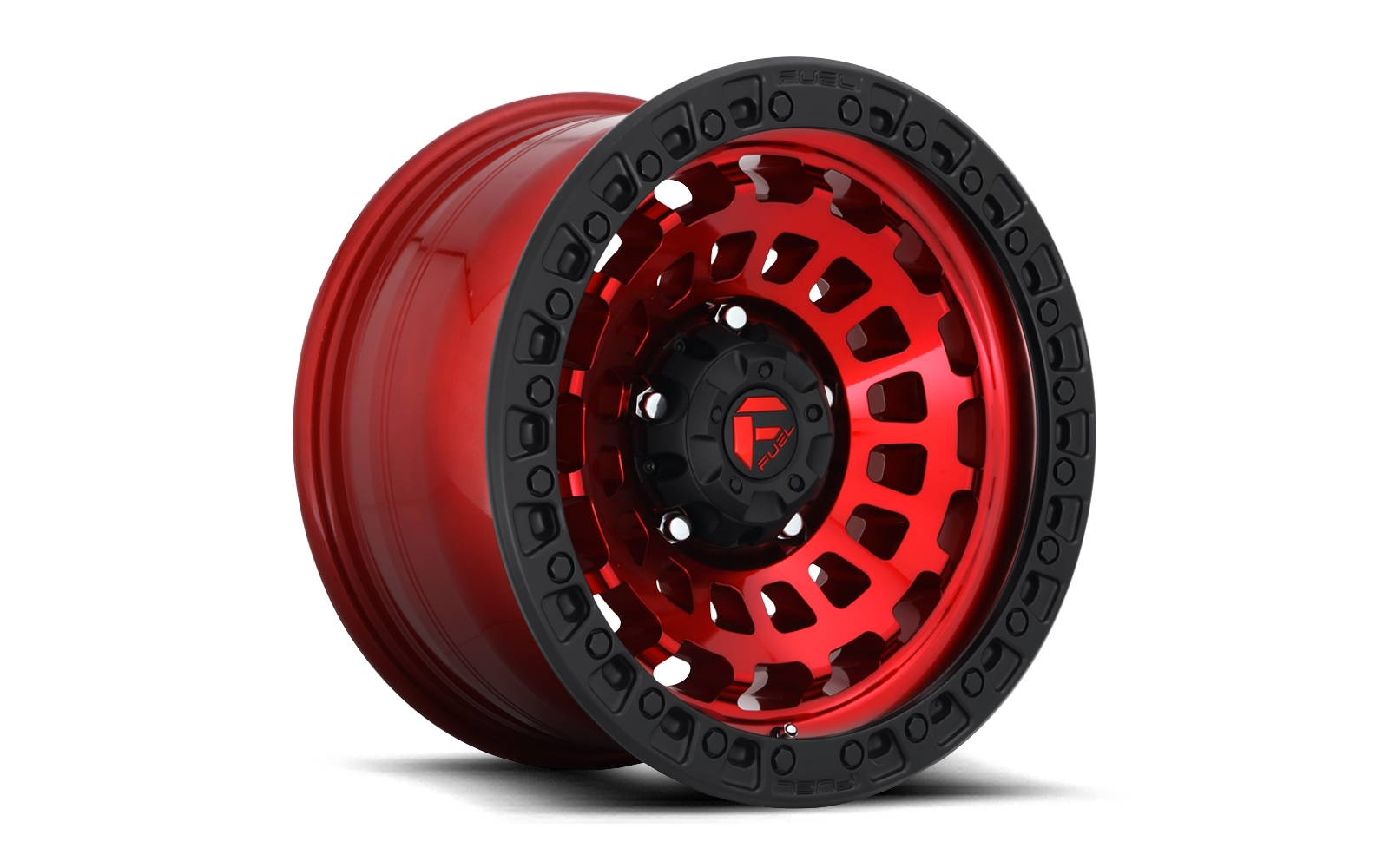 Fuel Zephyr Candy Red w/ Matte Black Ring